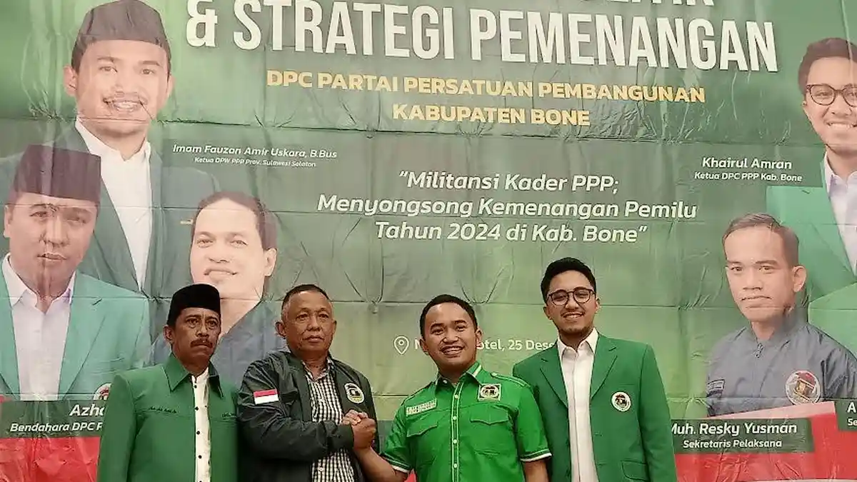 Strategi DPC PPP Bone Gaet 5 Kursi di Pemilu 2024