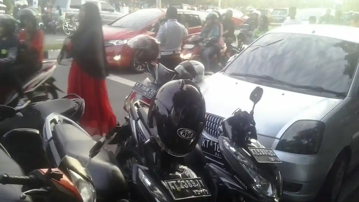 Lihat GMT di Banua Patra dan Lapangan Merdeka, Warga Susah Cari Parkir