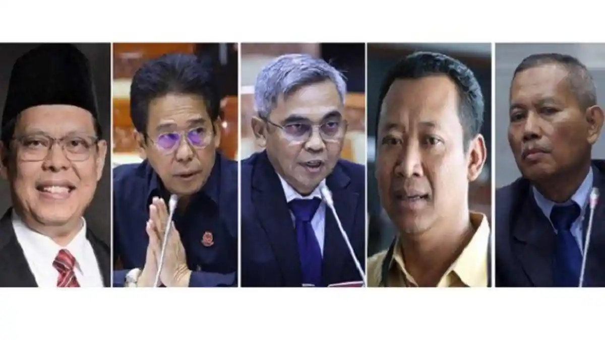 Inilah Sosok 5 Pimpinan KPK, Ada Jenderal Polisi, Hakim, dan Petinggi BPK