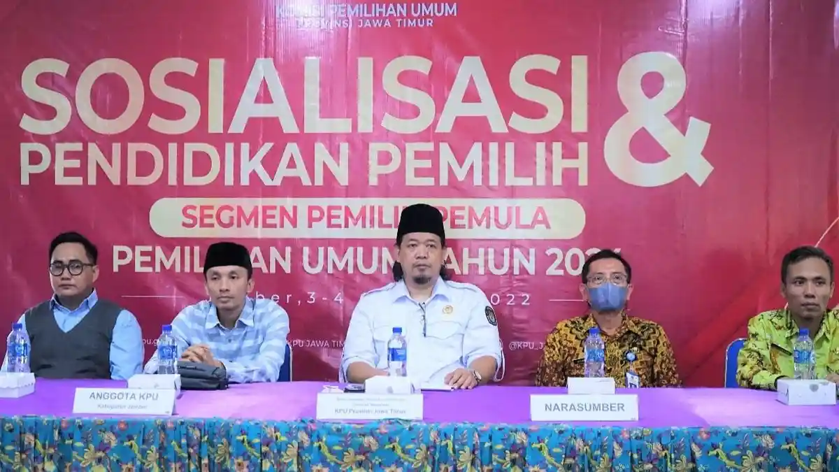 KPU Jatim Libatkan Pemilih Pemula jadi Agen Sosialisasi Pemilu 2024