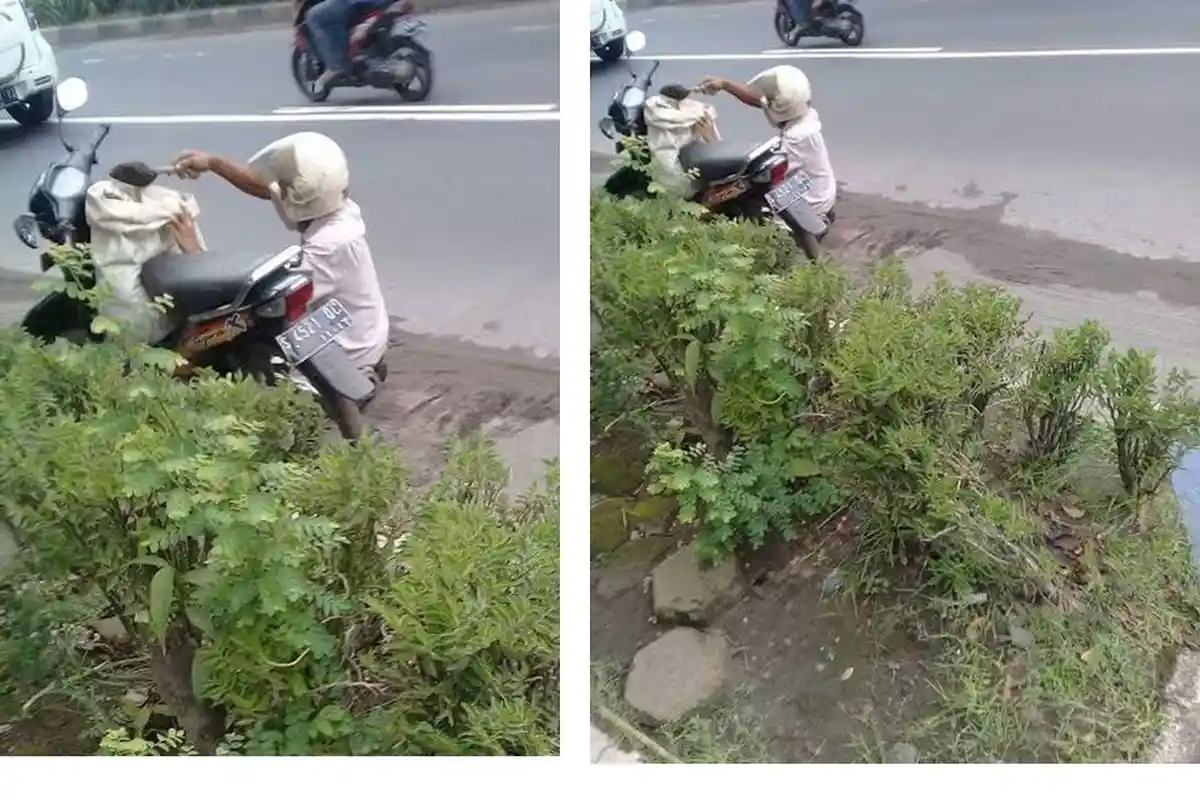 Tukang Tambal Ban yang Hidupnya Pas-pasan Ternyata Punya Hati Mulia