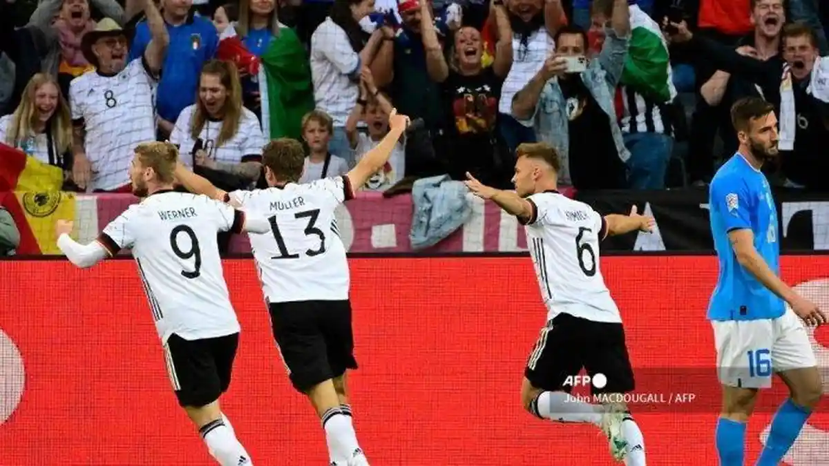 Hasil UEFA Nations League Jerman vs Italia, Der Panzer Pecah Telur, Gli Azzuri Babak Belur
