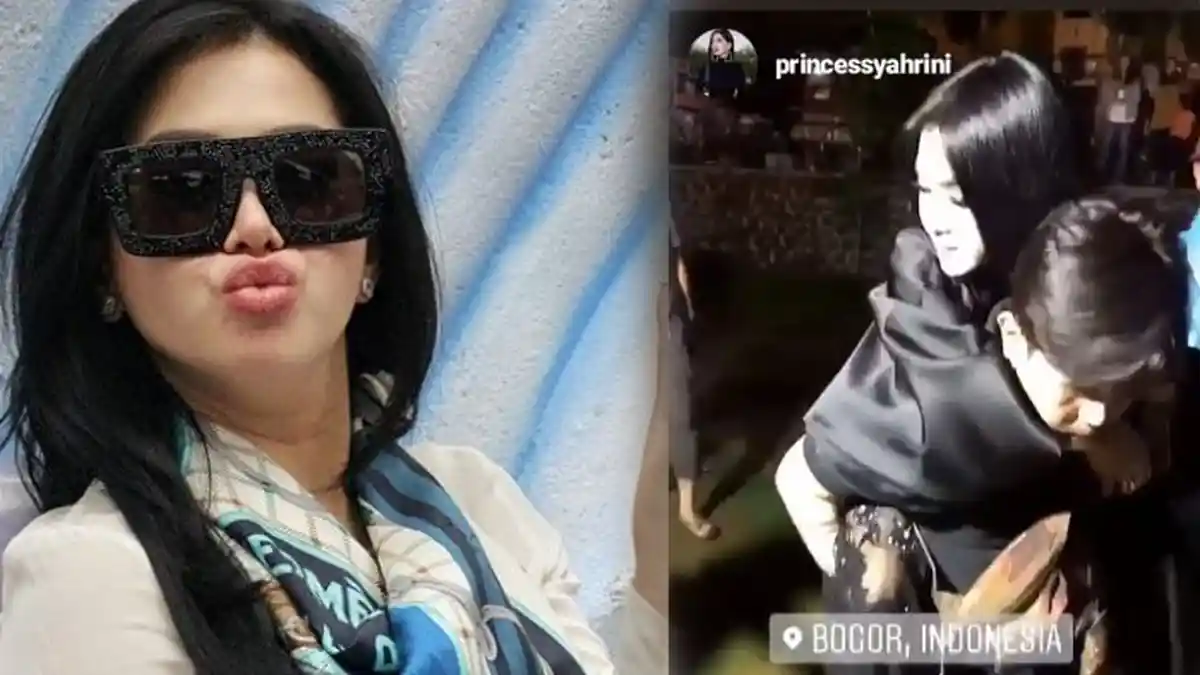 Beredar Foto Syahrini Digendong Seorang Pria, Ternyata Ini Sosok Si Pria