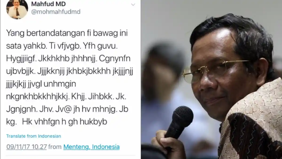 Heboh Kode 'Tersembunyi' dalam Kicauannya, Mahfud MD Beberkan Fakta Mengejutkan