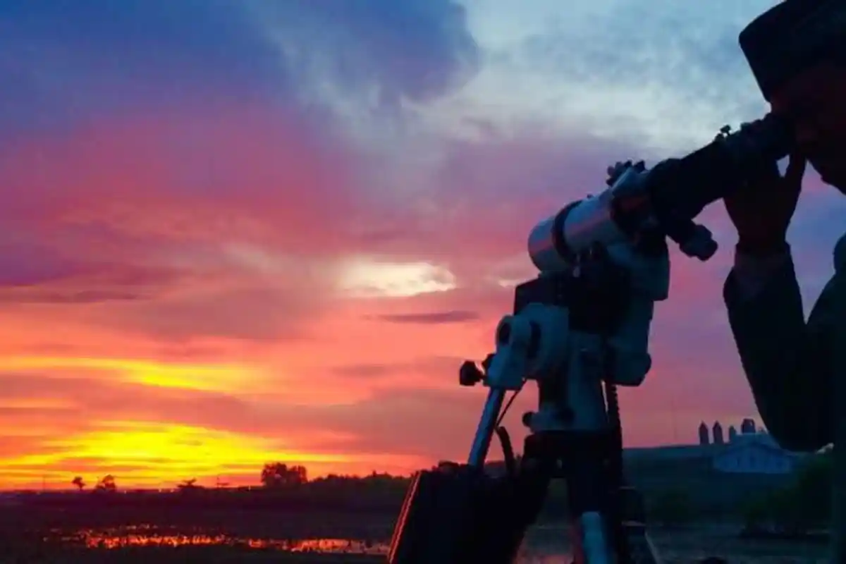 Itera Lampung Pantau Hilal Gunakan Refraktor Berdiameter 80 MM