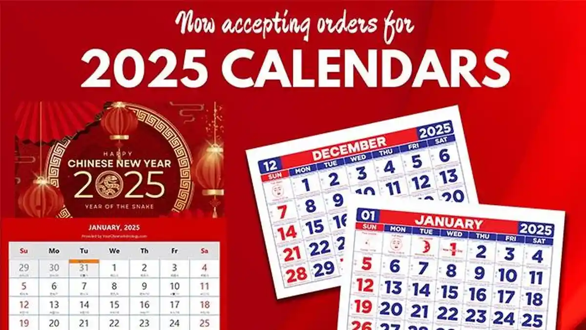 LINK Download Gratis Kalender China 2025 Lengkap Jadwal Cuti dan Libur Bersama Imlek 2576 Kongzili