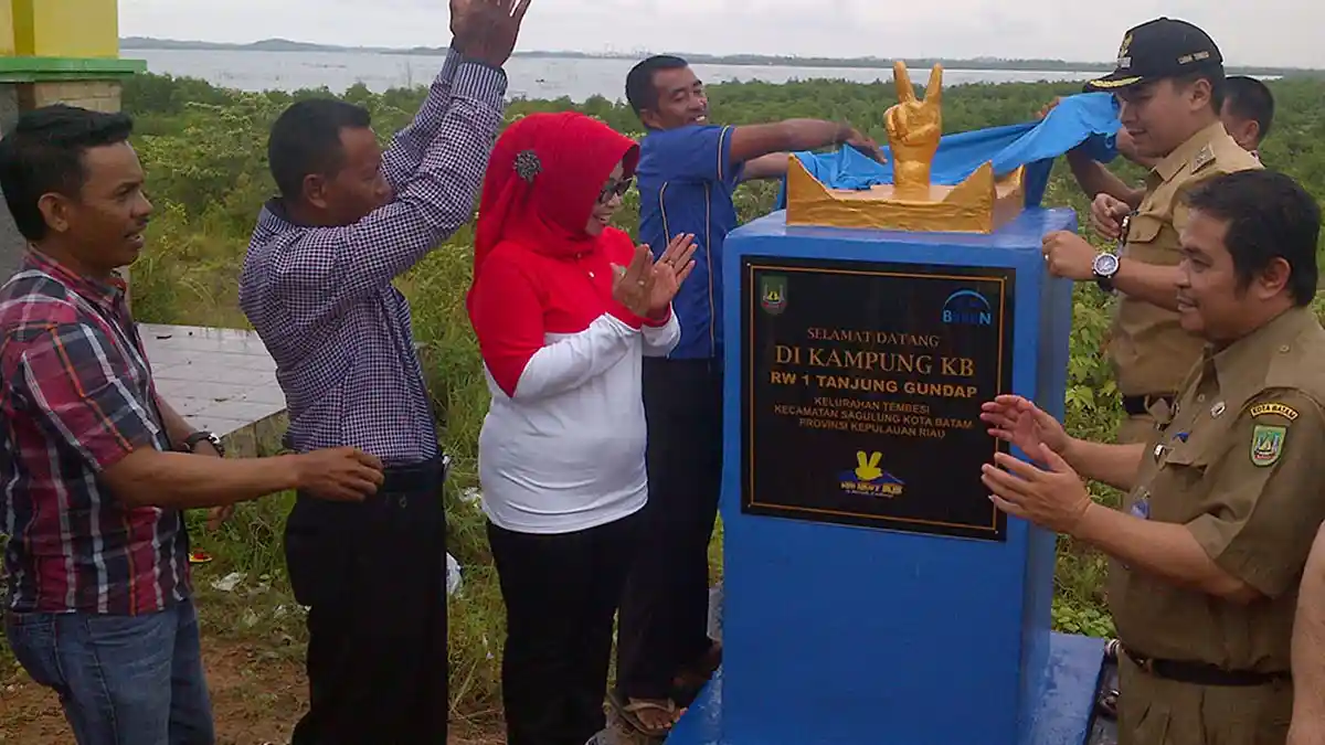 Kampung Air Raja di Batu Ampar Resmi Sandang Status Sebagai Kampung KB. Ini Tujuannya