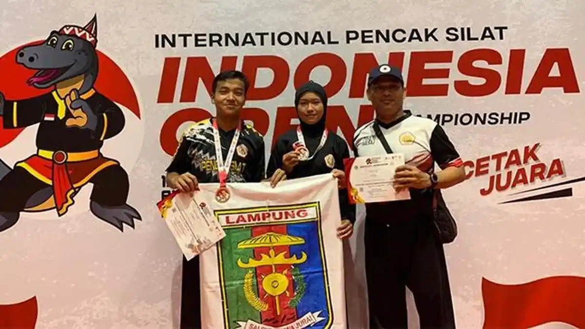 2 Atlet Pencak Silat Lampung Barat Sabet Medali IPSI Open Jakarta