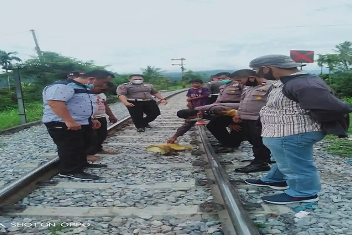 Bocah 7 Tahun di Padang Lolos dari Maut Kecelakaan Kereta Api, Kapolsek: KA Mendadak Berhenti