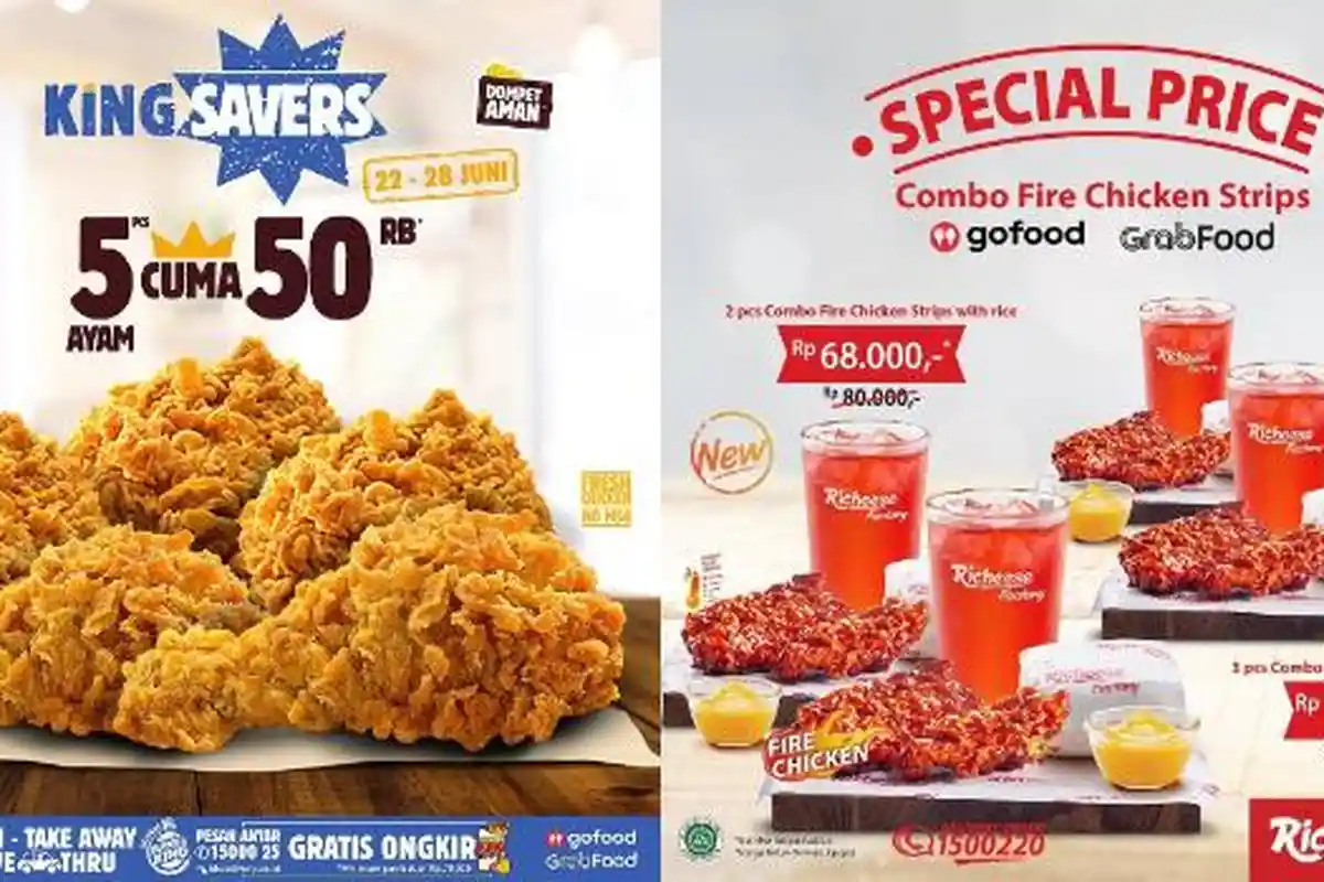 8 Promo Spesial Burger King, Richeese Factory, PHD, hingga J.CO, Berlaku sampai Akhir Juni 2020