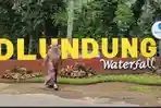 Tak Kalah dengan Kota Batu, Wisata Air Terjun Dlundung Trawas Diserbu Wisatawan Saat Lebaran 2026