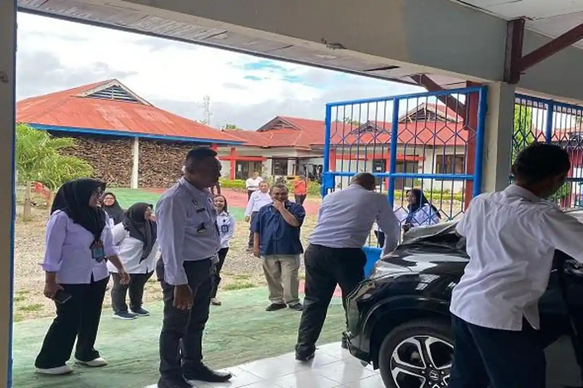 Tim Kementerian Keuangan dan Biro Perencanaan Kemenkumham RI Tinjau Sarpras Rupbasan Kupang