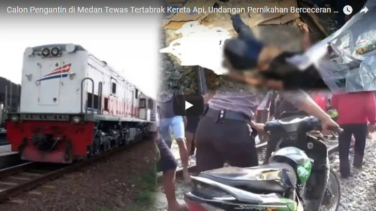 Pengemudi Go-Jek Ditabrak Kereta Akhirnya Meninggal Dunia
