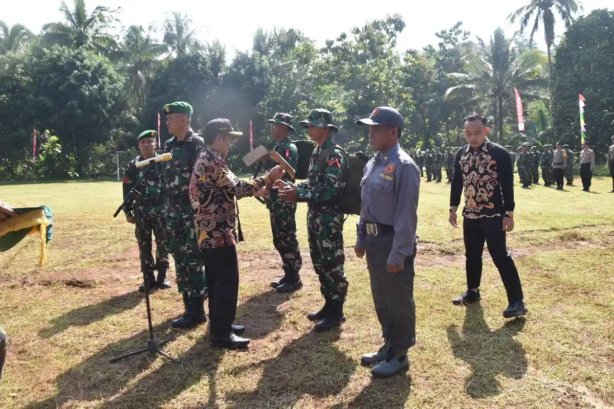 TMMD Sengkuyung Tahap II 2025 Wonosobo, Fokus Betonisasi Jalan di Desa Ngadisono