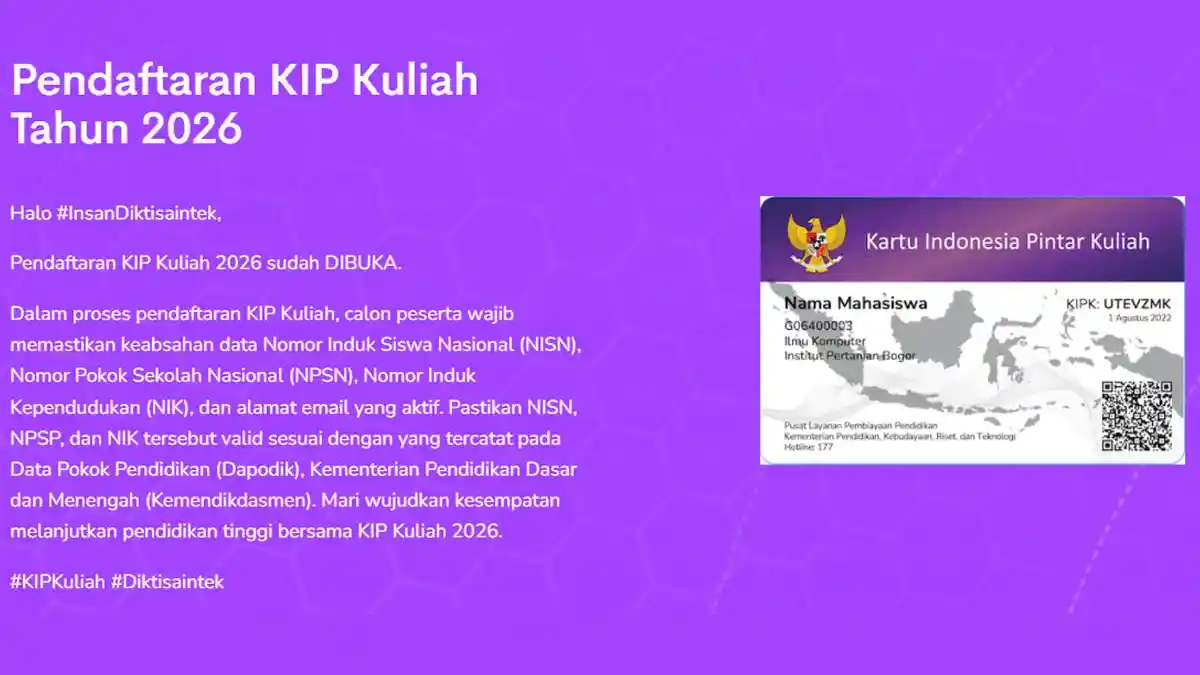 Tata Cara Mengisi NJOP/Meter KIP kuliah 2026 di Dashboard Utama Data Rumah