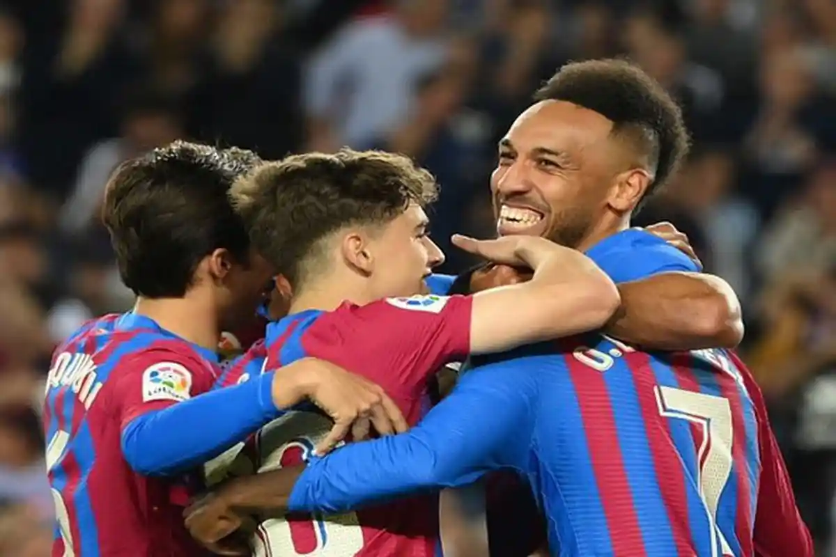 Hasil Barcelona Vs Celta Vigo: Pierre-Emerick Aubameyang Borong Dua Gol untuk Skuad Xavi Hernandez