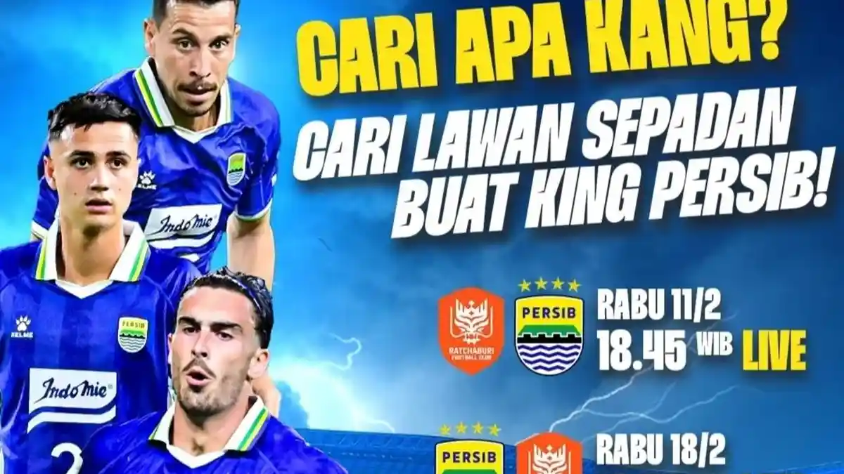 Siaran Live RCTI Malam Hari, Ini Jadwal Bola Persib Bandung vs ...