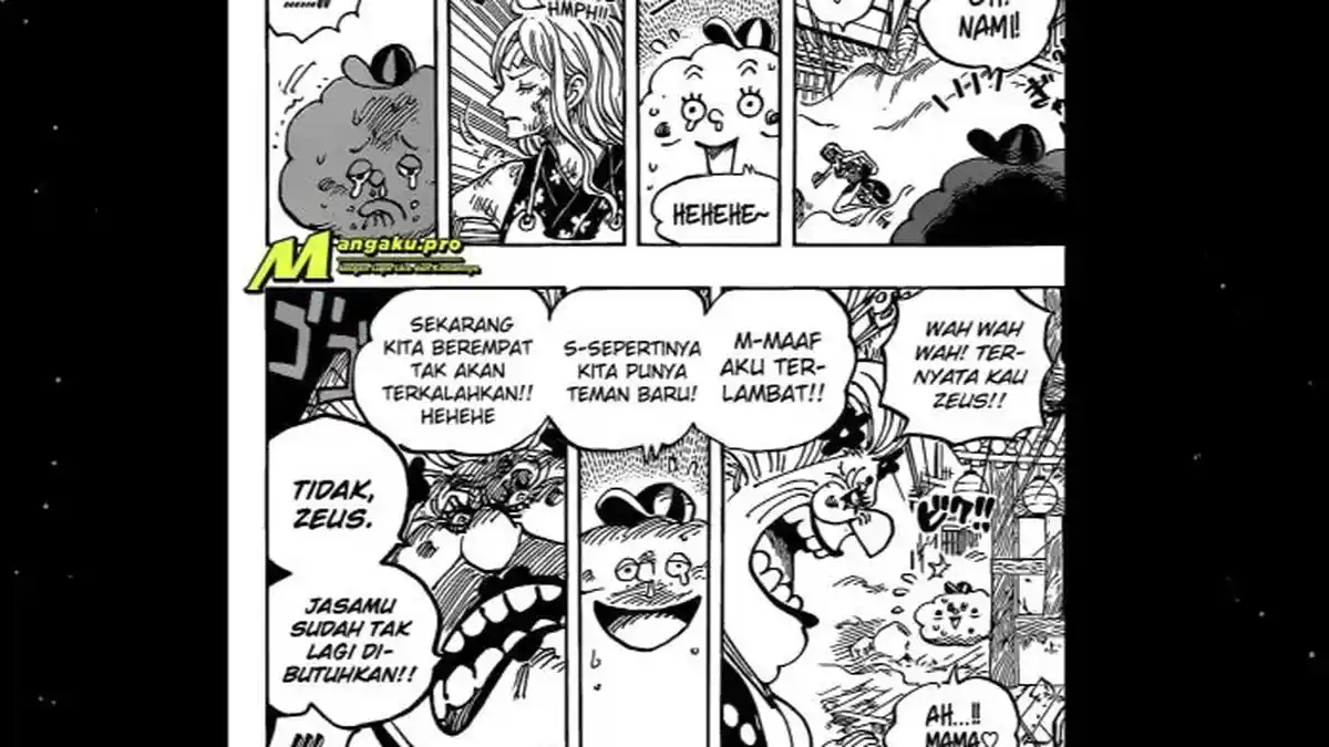 Spoiler One Piece 1014 - Momonozuke yang Menyelamatkan Luffy? Nasib Nami dan Ussop di Tangan Big Mom