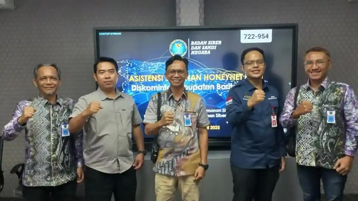 Tertarik Aplikasikan Honeynet, Kadis Kominfo Batola Kunjungi BSSN