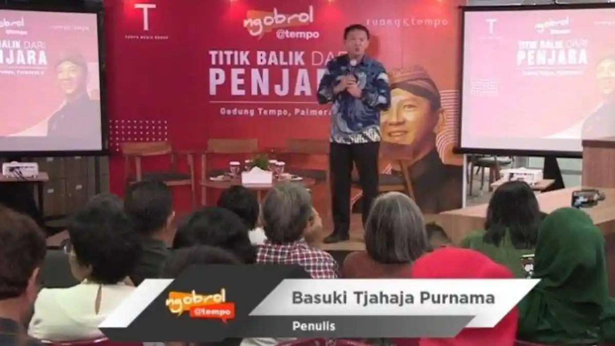 Peluncuran Buku Ahok, BTP: Mungkin Saja Saya Bisa Jadi Presiden!