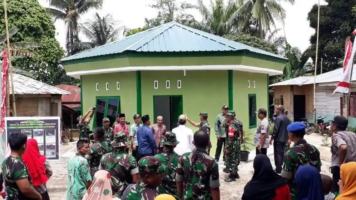 Rumah Tahan Gempa Dan Puting Beliung Karya Zidam I Bukit Barisan