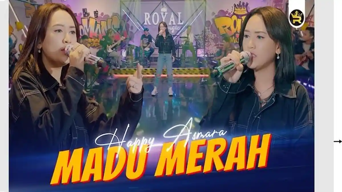 Lirik dan Chord Lagu Madu Merah, Penyanyi Happy Asmara, Trending di Youtube
