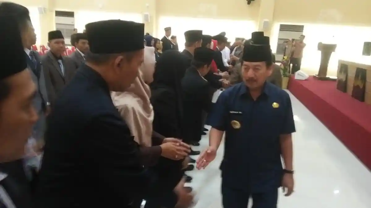 Lantik Pejabat Eselon III dan IV, Ini Pesan Herman HN untuk Para Pejabat
