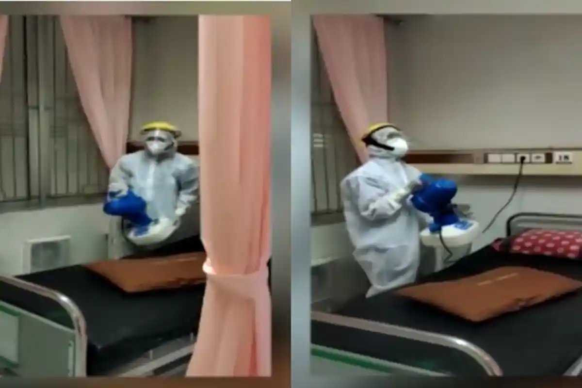 Akui Takut dan Paham Risiko Corona, Chairul Tak Gentar Jadi Cleaning Service RS: Sudah Kewajiban