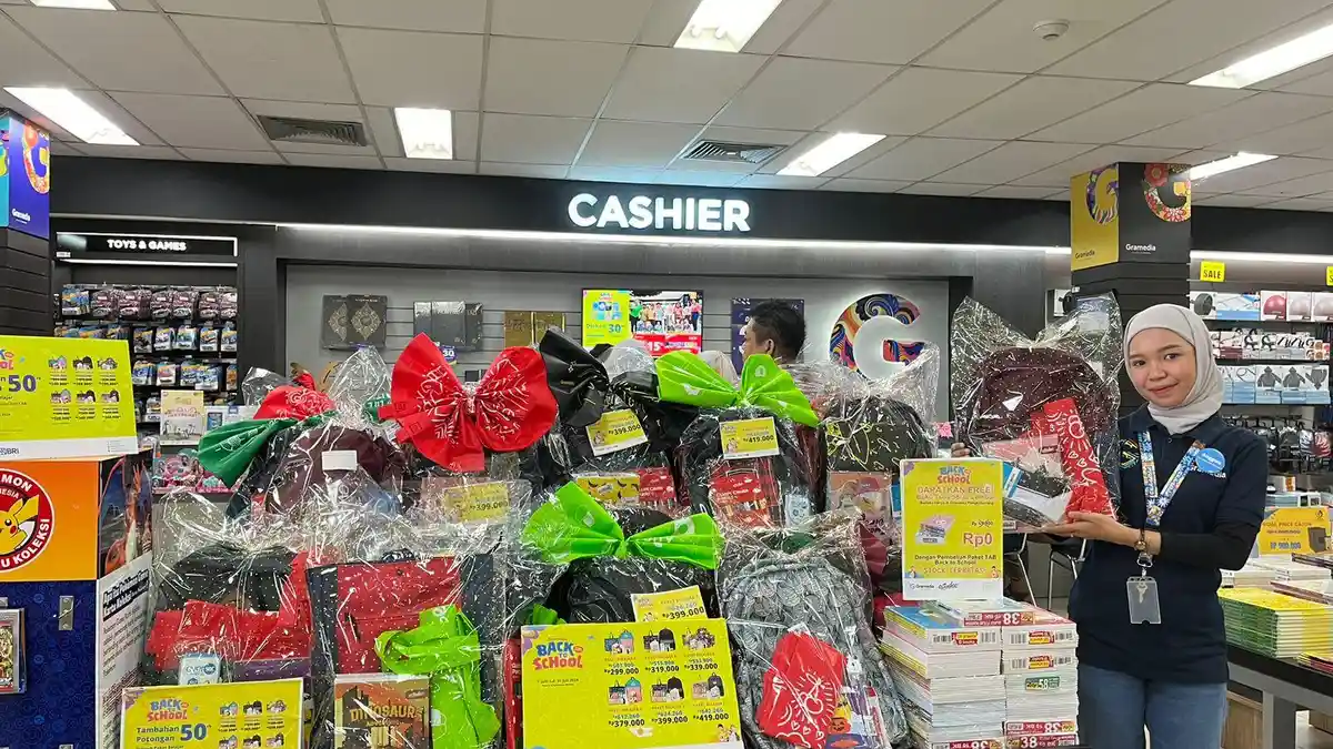 Peralatan Sekolah di Gramedia Pangkalpinang Diburu, Ada Promo Paket Sekolah dengan Harga Hemat