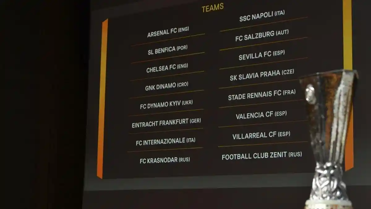Hasil Drawing Babak 16 Besar Liga Eropa, Arsenal Lawan Tim Liga Perancis, Chelsea Lawan Dynamo Kyiv