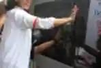 Rini Soemarno Melepas Mudik Bareng BNI