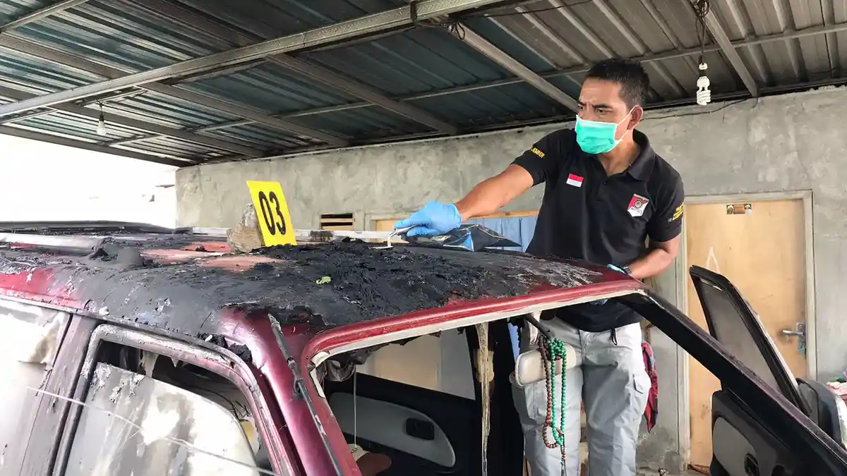 Mobil Koordinator Saksi Pilkades Terbakar, Diduga Ekses Perseteruan Calon Kepala Desa