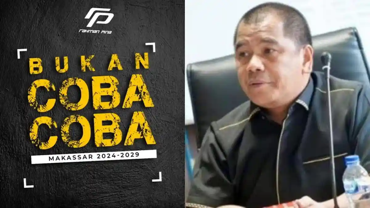 Viral Video Singkat Bertuliskan 'Rahman Pina Makassar 2024-2029', Sinyal Maju Pilwali?
