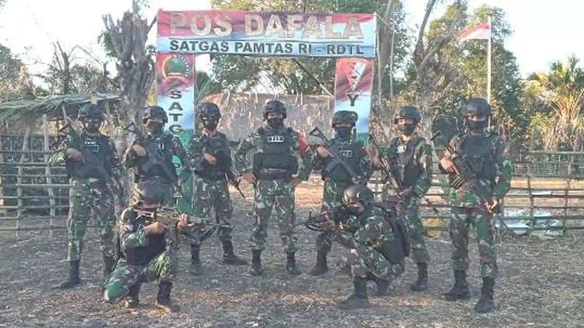 Personel Yonif 743/PSY Laksanakan Penyiapan Latihan Pra-tugas Perbatasan RI-RDTL