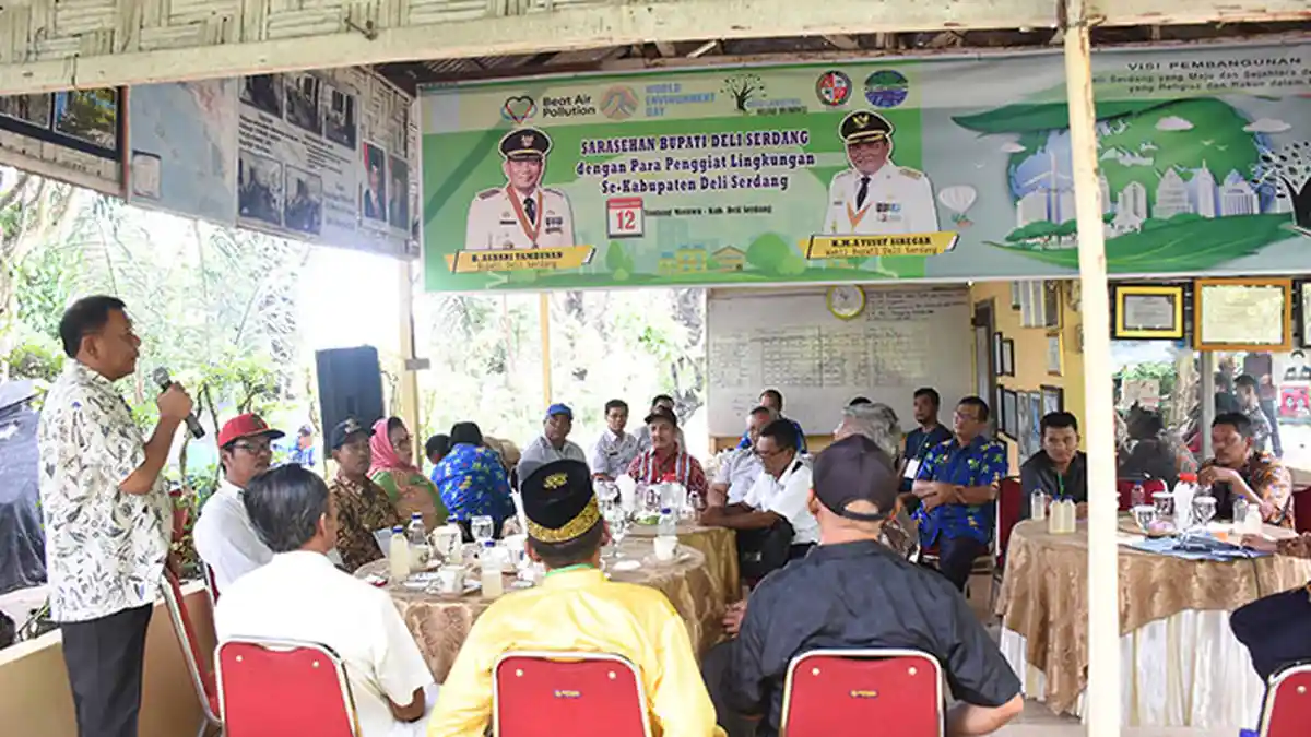 Ashari Tambunan Hadiri Sarasehan Penggiat Lingkungan se-Deliserdang