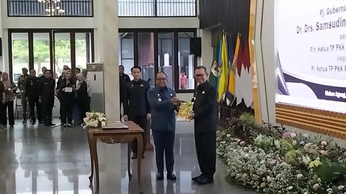 Fahrizal Darminto Lepas Plh, Samsudin Sah Jabat Pj Gubernur Lampung