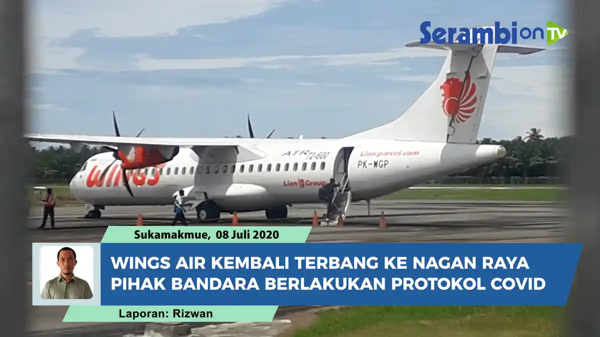 Penerbangan di Bandara CND Nagan Raya Lancar, Surat Rapid Test Bebas Covid-19 Tetap Jadi Syarat
