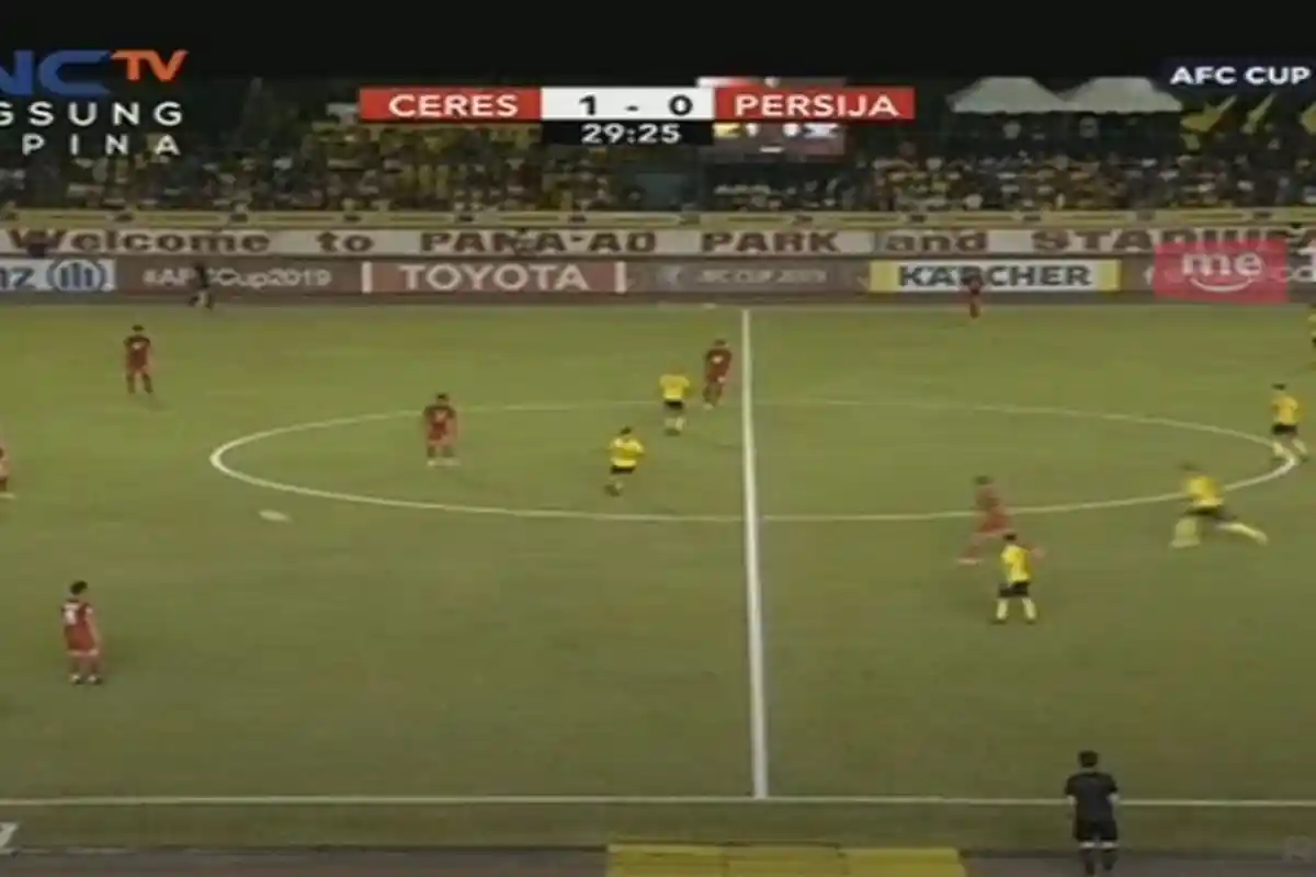 SEDANG BERLANGSUNG! Link Live Streaming Piala AFC 2019, Persija Tertinggal 1-0 dari Ceres