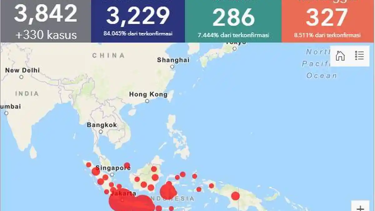 6 Update Kabar Baik Penanganan Virus Corona di Indonesia, 359 Pasien Sembuh Hingga Dibantu 58 Negara