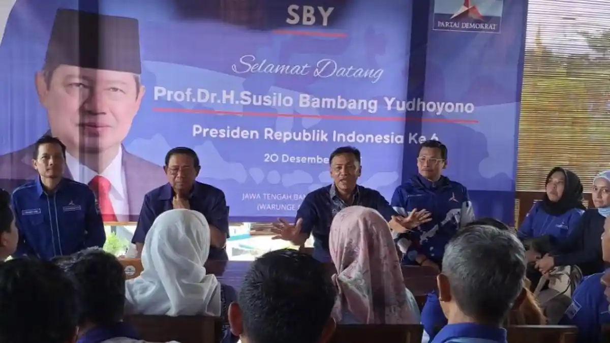 Keliling Jawa Mampir di Banyumas, SBY Optimis Prabowo-Gibran Menang Satu Putaran