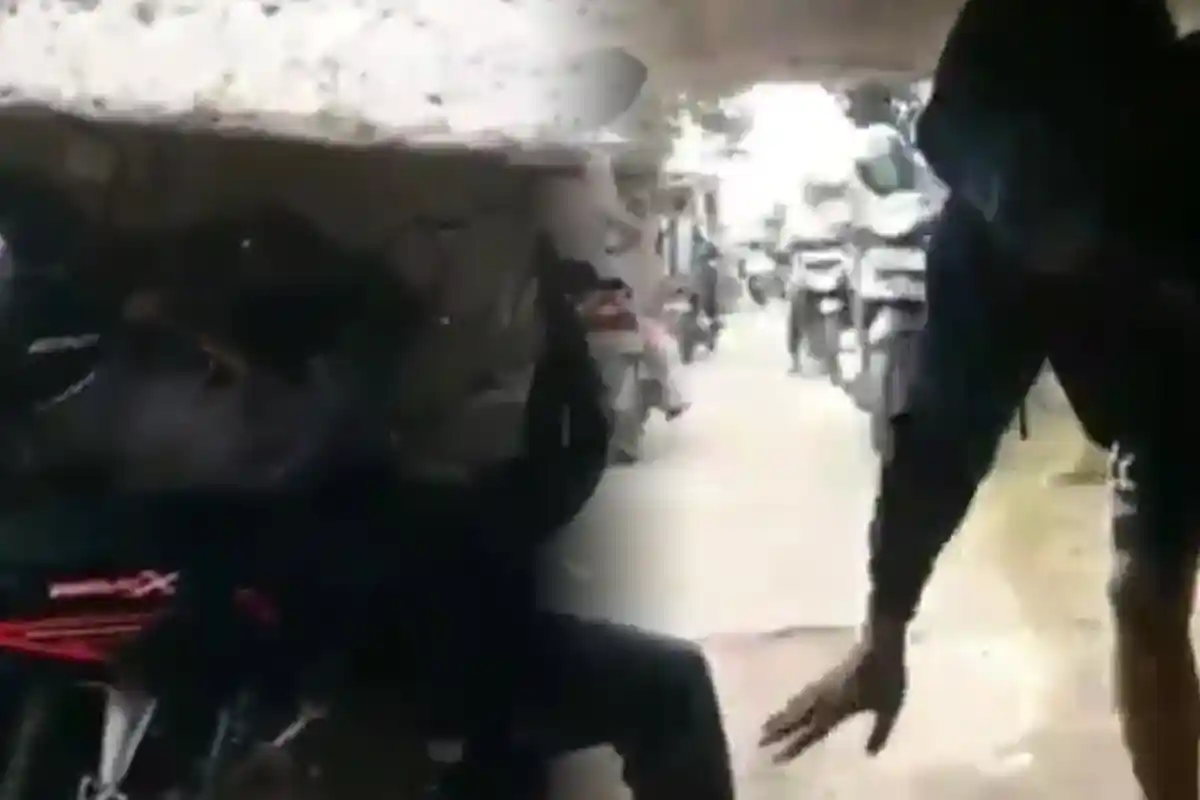 Viral Para Pengendara Motor Kayang Melintasi Terowongan Unik