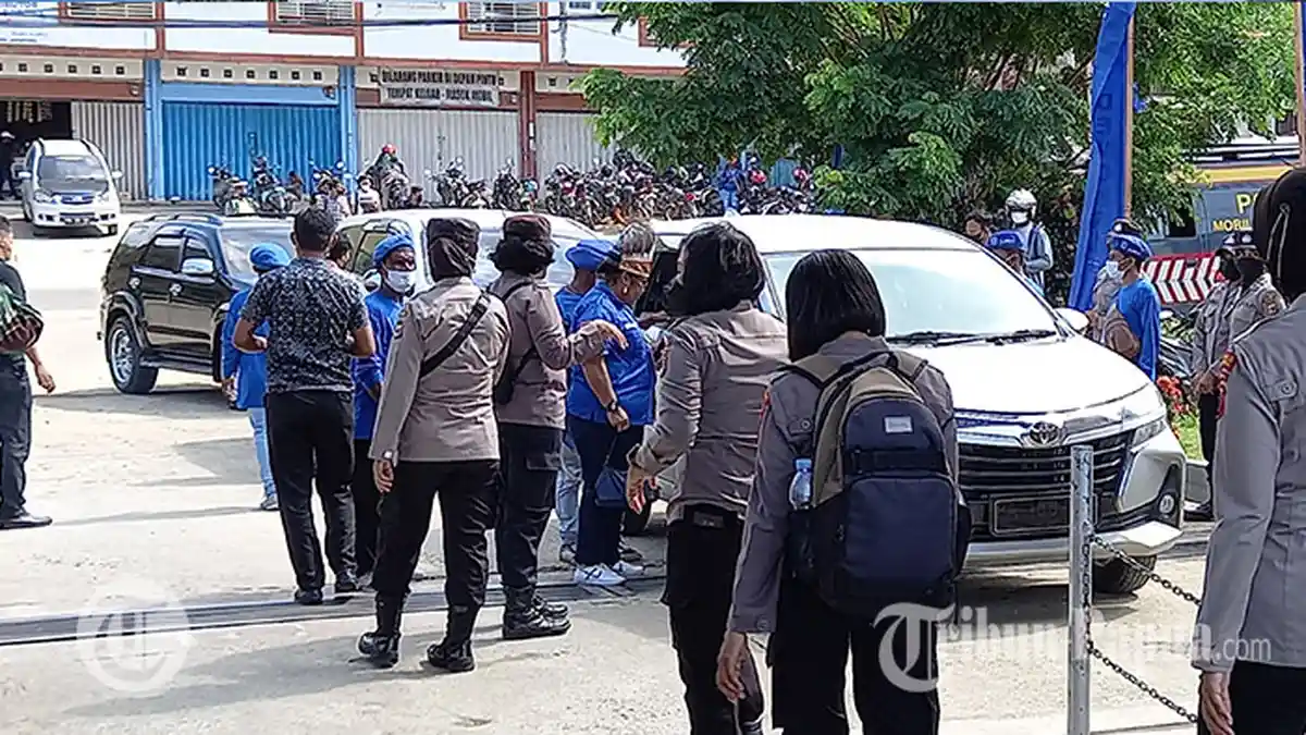 Pengamanan Super Ketat Musda DPD Partai Demokrat Papua yang ke-IV