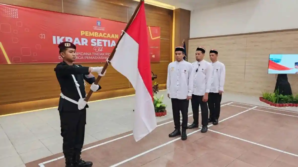 Tiga Napi Teroris di Lapas Kediri Ikrar Setia Kepada NKRI
