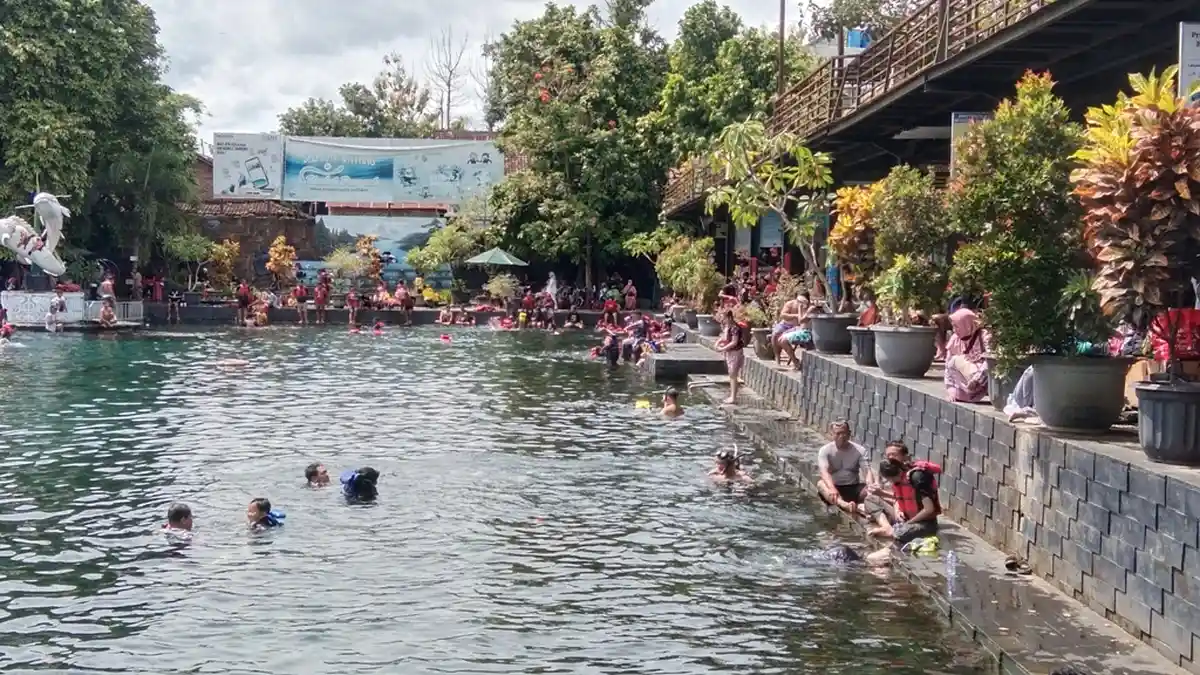 Kunjungan ke Umbul Ponggok Klaten Naik 3 Kali Lipat saat Libur Tahun Baru