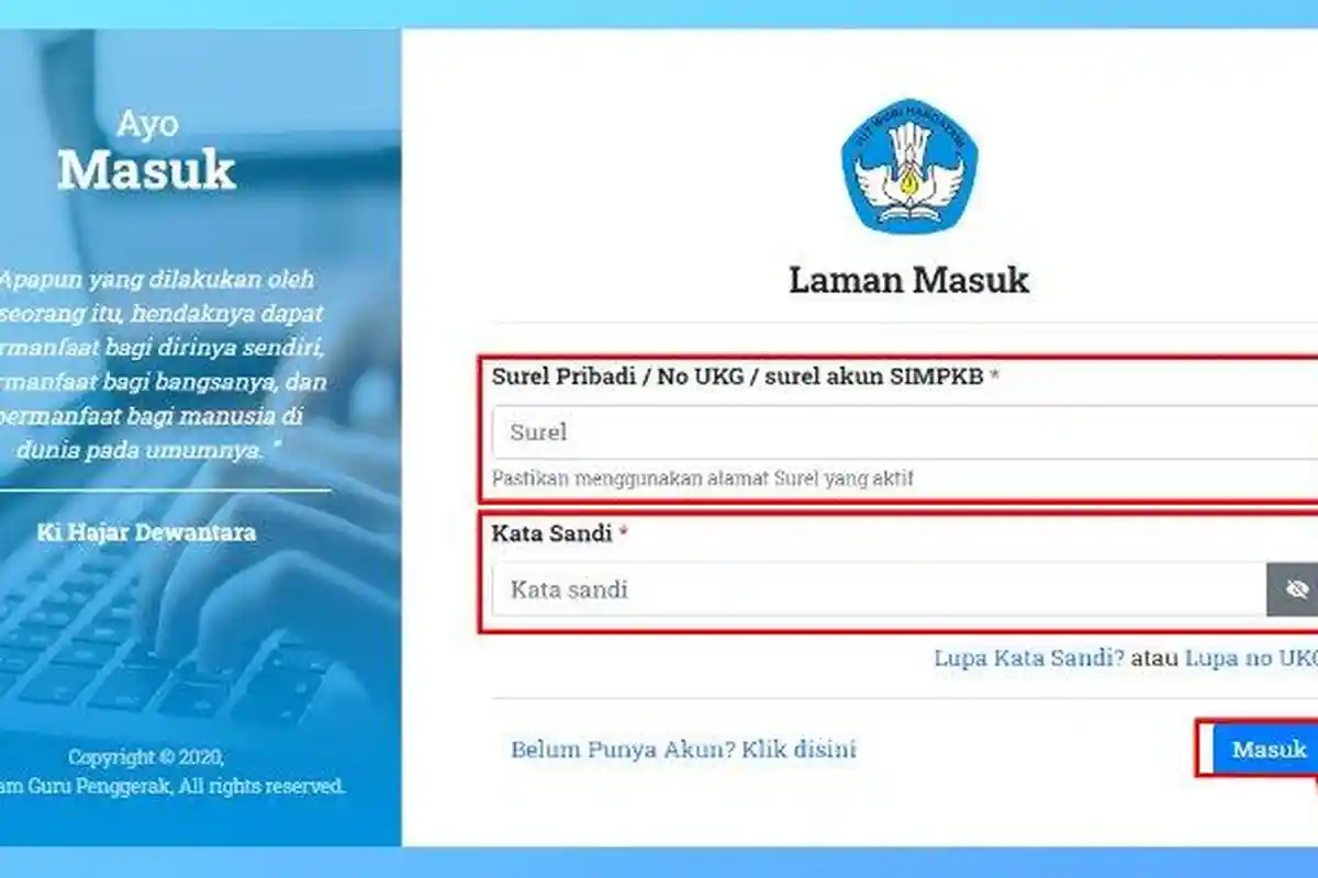 Isi Data Diri PD DIKTI Peserta PPG Login Akun SIMPKB, Cek Rincian - Dokumen