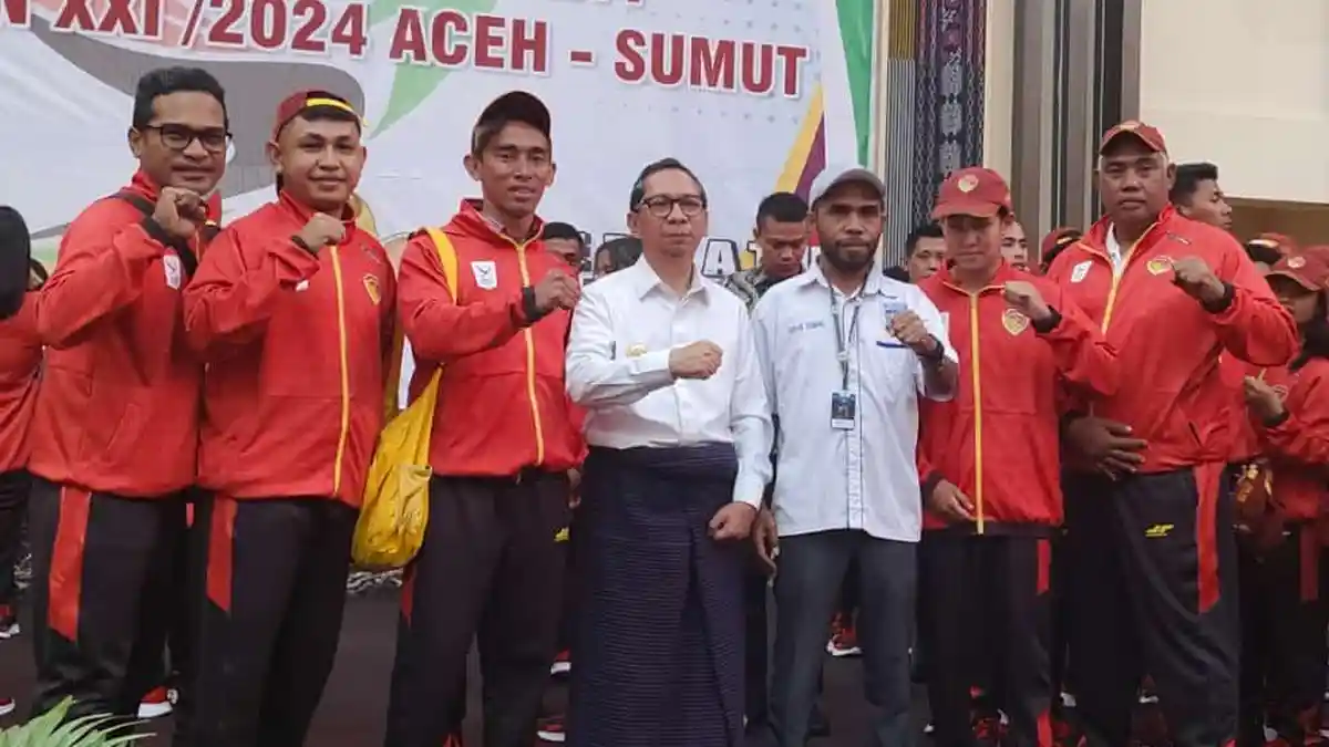 Penjabat Gubernur NTT Lepas Kontingen PON Termasuk Cabor Balap Motor 