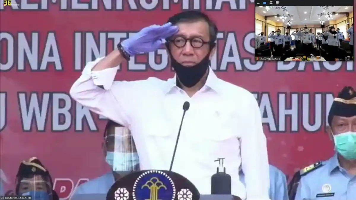 Era New Normal, Yasonna berikan Penguatan ASN dan Pembangunan Zona Integritas menuju WBK/WBBM