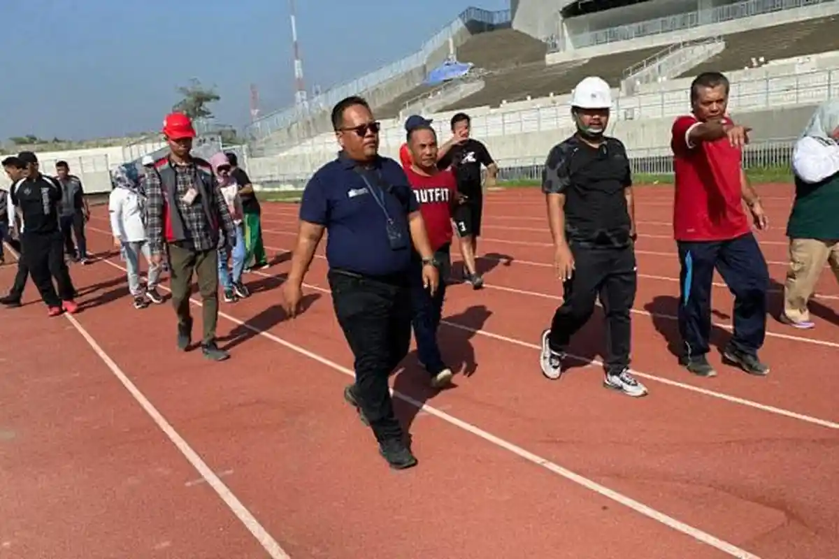 Progres Renovasi Stadion Gelora Joko Samudro di Gresik, Ada Single Seat hingga Rumput Standar FIFA