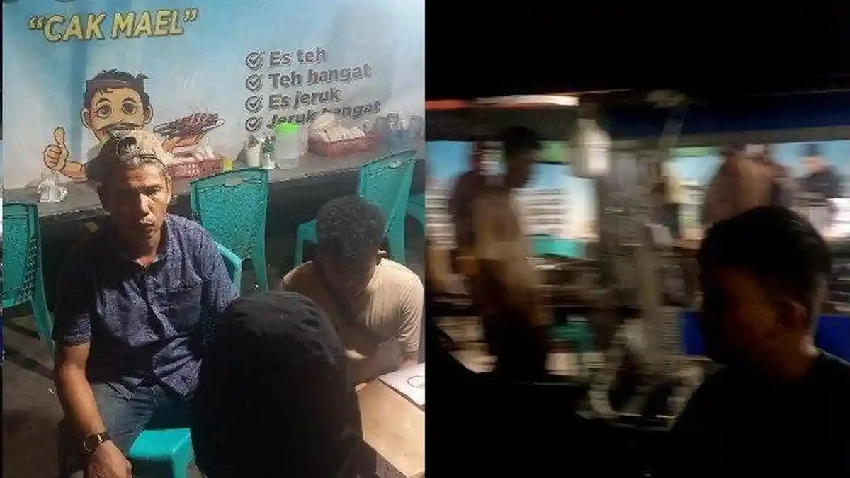 Preman di Kendari Sultra Minta Jatah Gratis Tapi Tak Mau Nunggu, Malah Keroyok Pedagang Sate