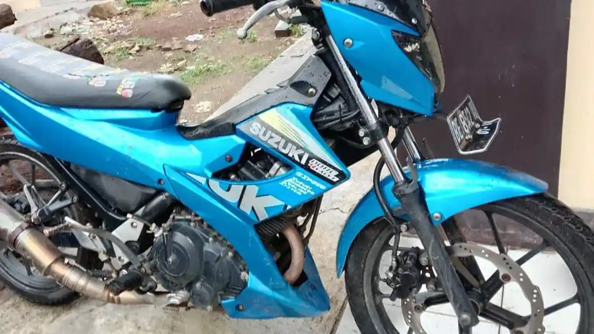 Penjambret di Jalinbar Tanggamus Pakai Motor Satria FU dan Yamaha Vixion